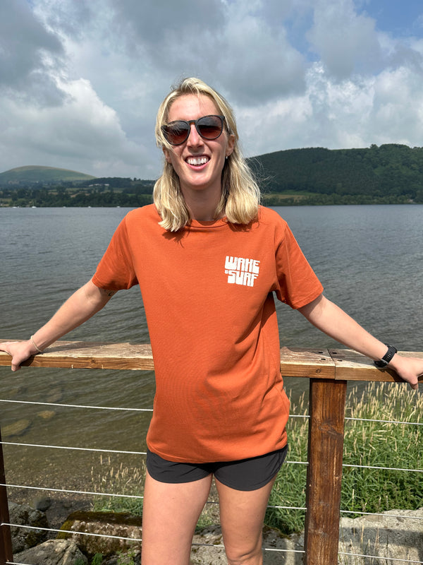 Surf Vibes T-shirt Dark Orange