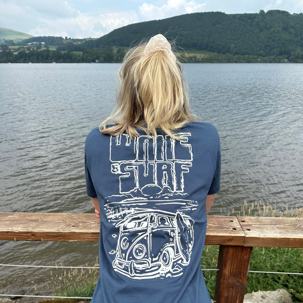 Surf Vibes T-shirt Denim Blue