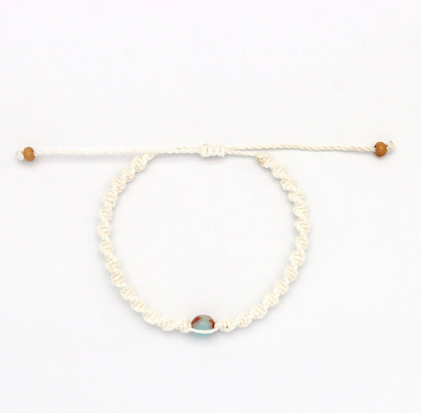 Memutar Cord and Gemstone Bracelet NEP-317