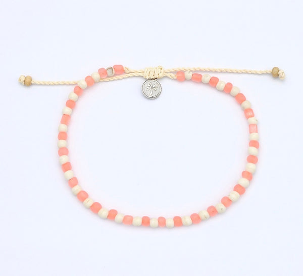 Buram Glass Beaded Anklet RSA-012