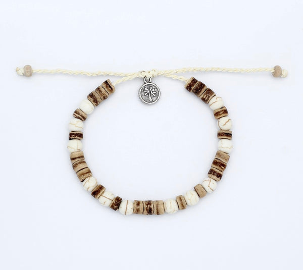 Kayu Natural Wooden Bead Bracelet COCB-062