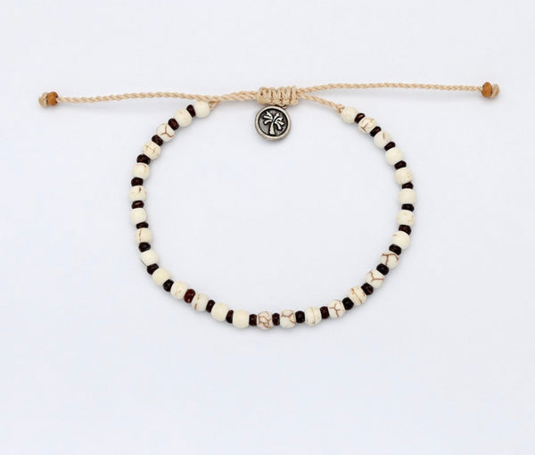 Buram Glass Beaded Anklet RSA-023