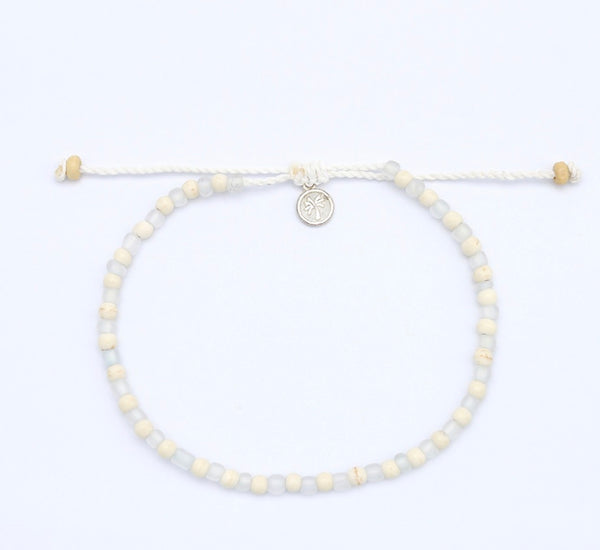 Buram Glass Beaded Anklet RSA-011