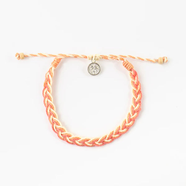 Braided Anklet Pink