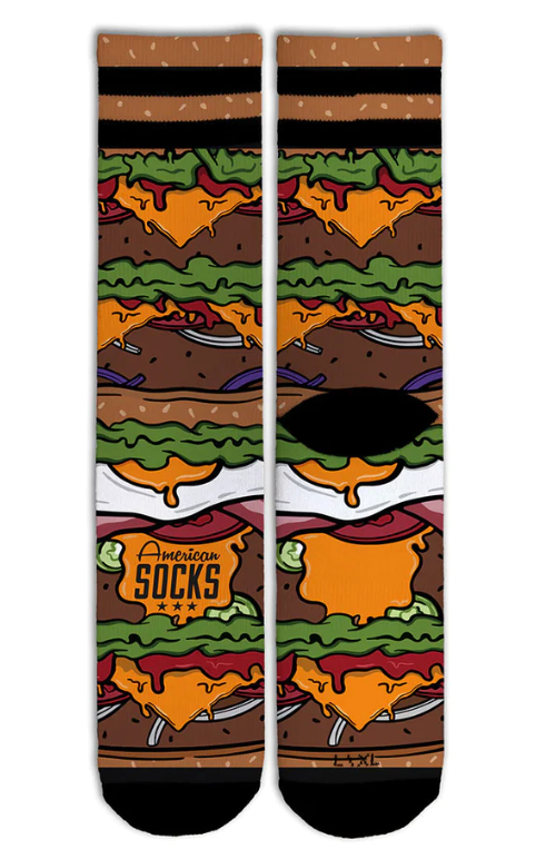 American Socks Burger- Mid High