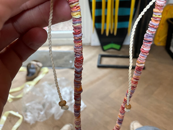 Coral Red Shell Necklace KALN-035