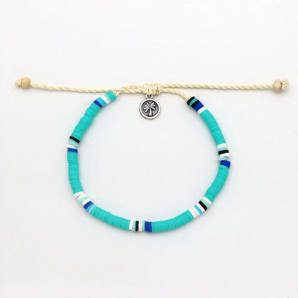 Turquoise and blue mix surf bracelet