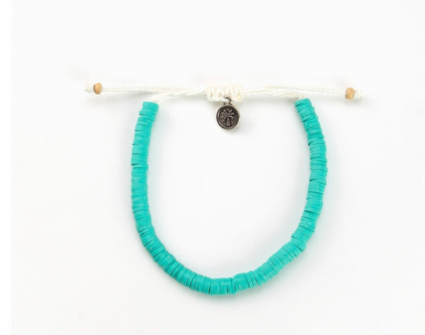 Leke Clay Turquoise Anklet FIA-003