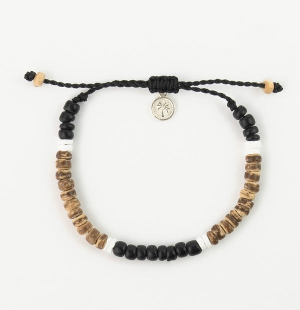 NIAS Black Wooden Anklet COCAP-013