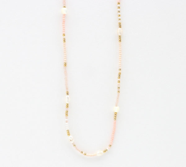 Giada Cinta Pearl Beaded Surf Necklace