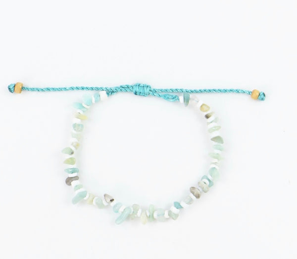 Dunes Stone Bead Bracelet KALB-030 Cream