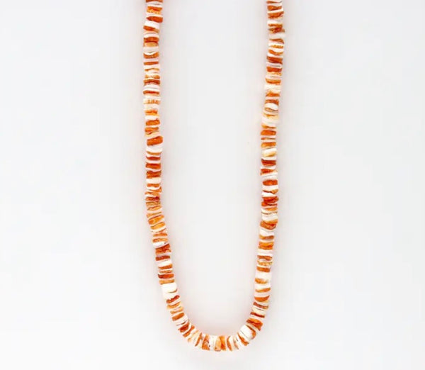 Ahiki Orange Beaded Necklace KALN-038