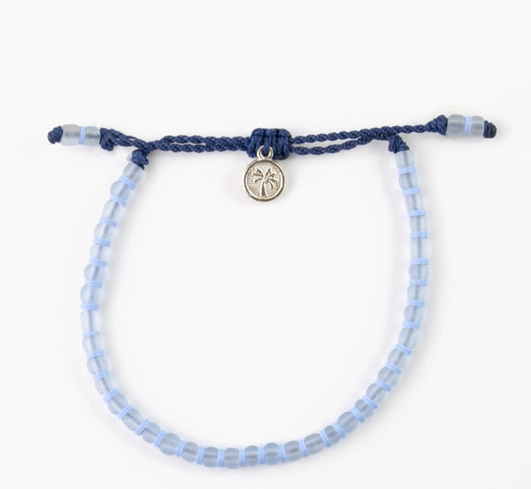 Marley Glass Beaded Bracelet Blue GLBP -001