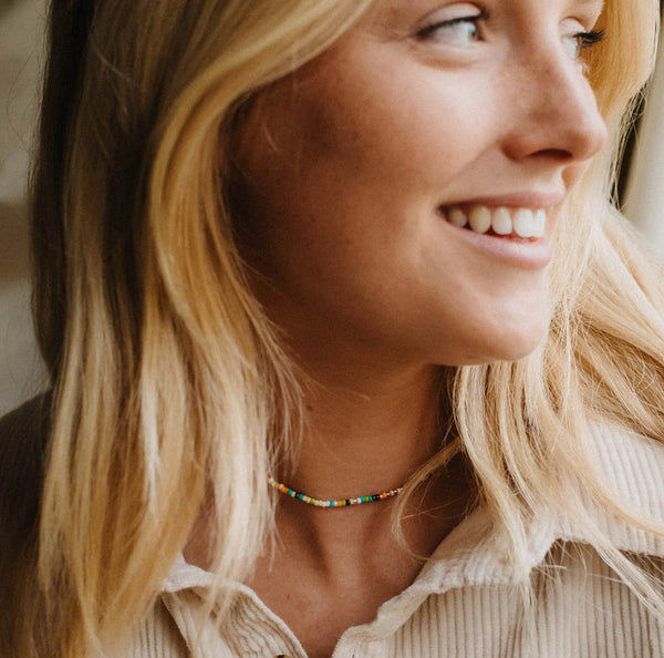 Alila Dainty Beaded Choker Necklace