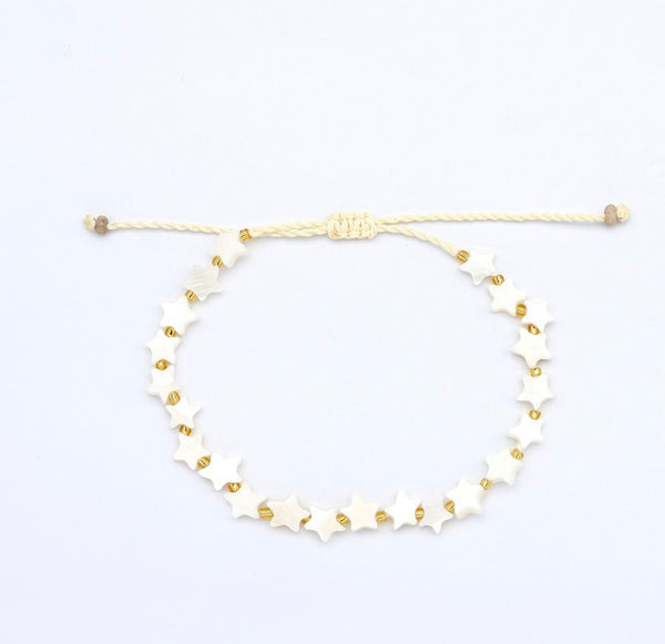 Surgawi Mother of Pearl Star Bracelet SHB-212