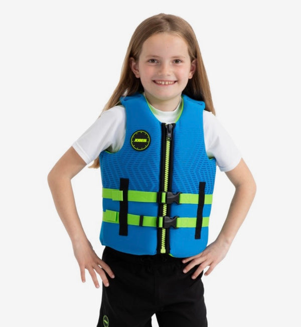 Neoprene vest youth blue