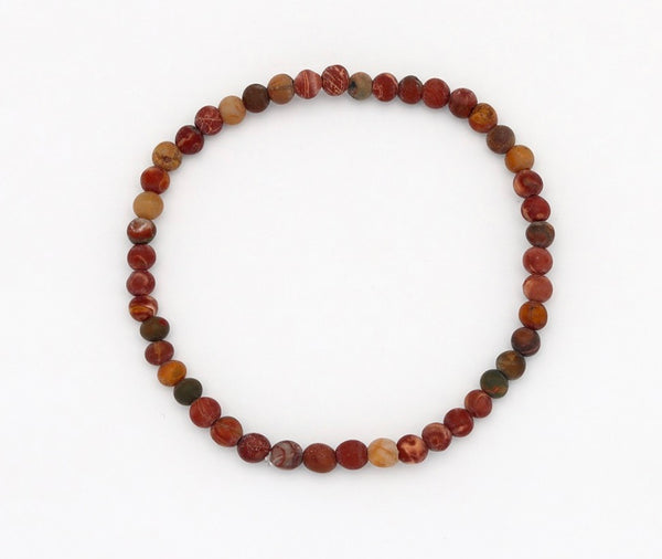 Malie Red Turquoise Stretchy Bracelet NEP-314