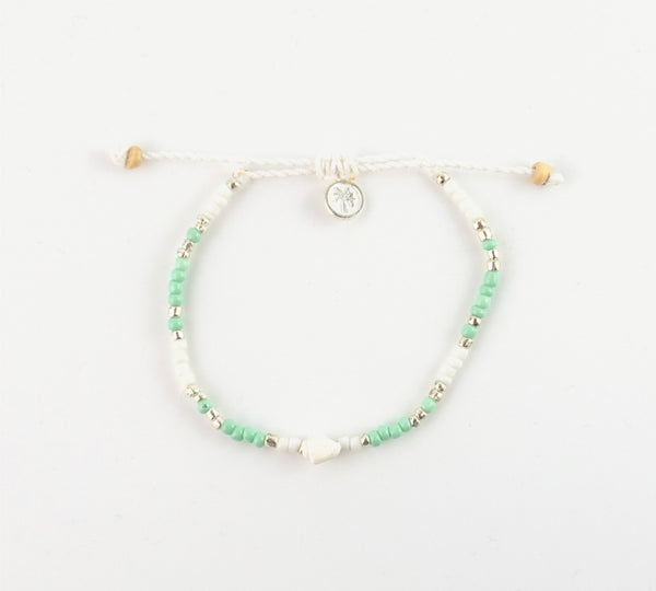 Ulua Green Beaded Bracelet LBE-077