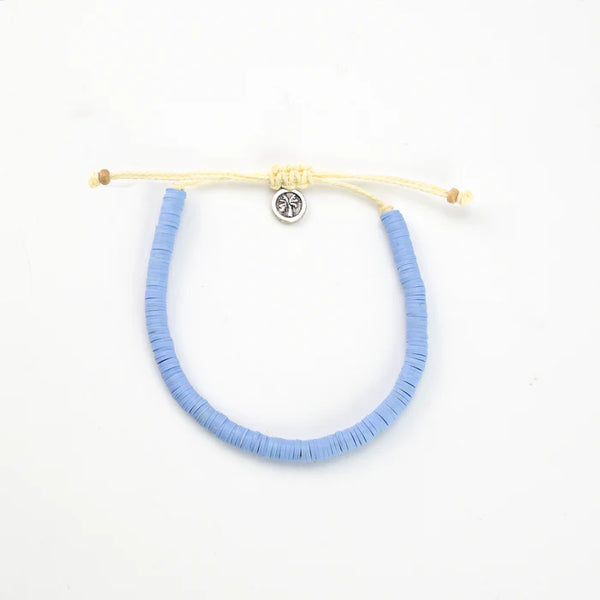 Leke Clay Beaded Bracelet Blue