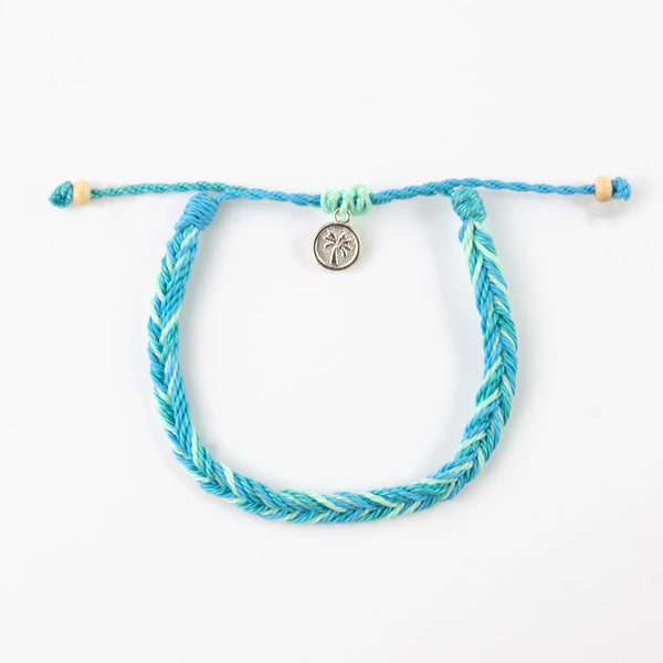 Blue mix rope bracelet