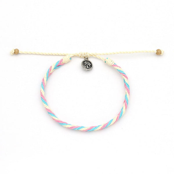 Bubblegum rope bracelet