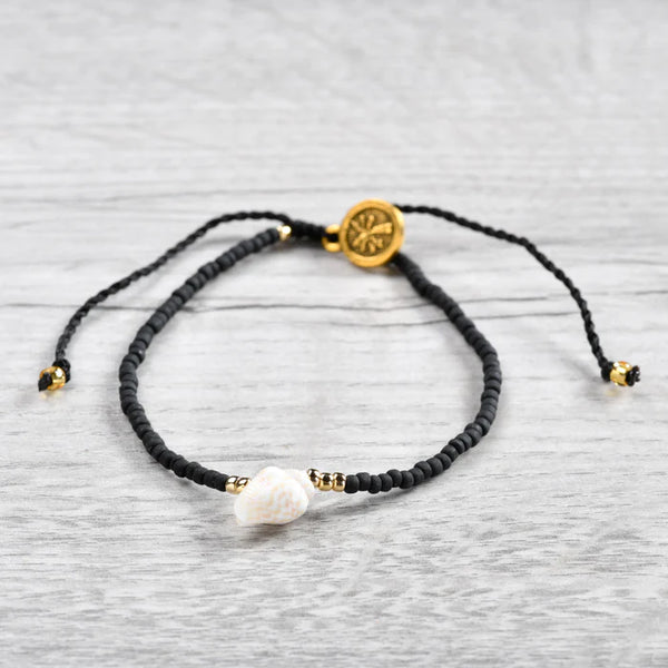 Shell Bracelet Black