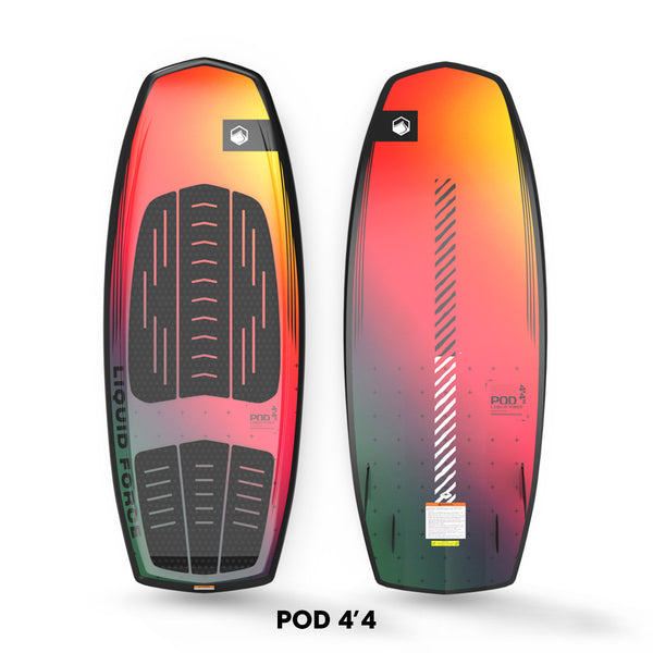 4'4" LIQUID FORCE POD SURF STYLE #2023 WAKESURFER