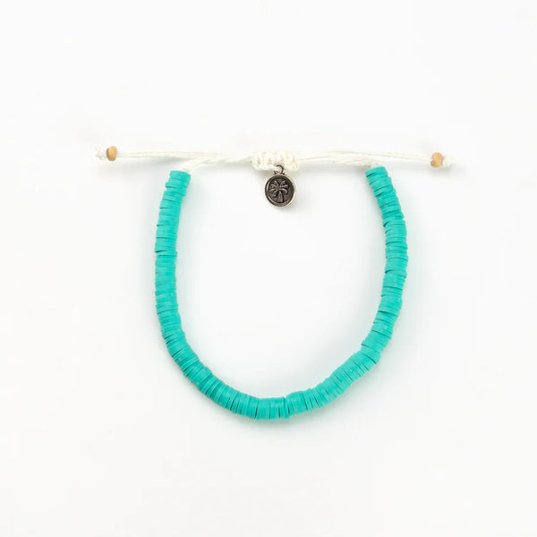 Leke Clay Beaded Bracelet Turquoise