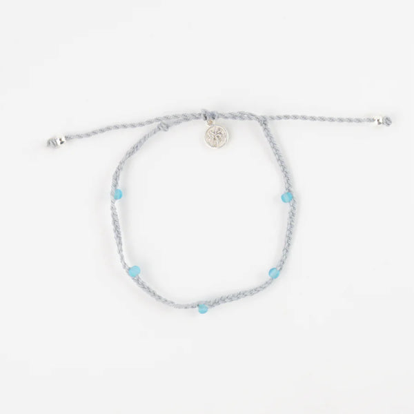 Ayana Seaglass Anklet Grey