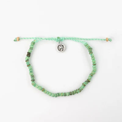 Coconut Beach Anklet Green