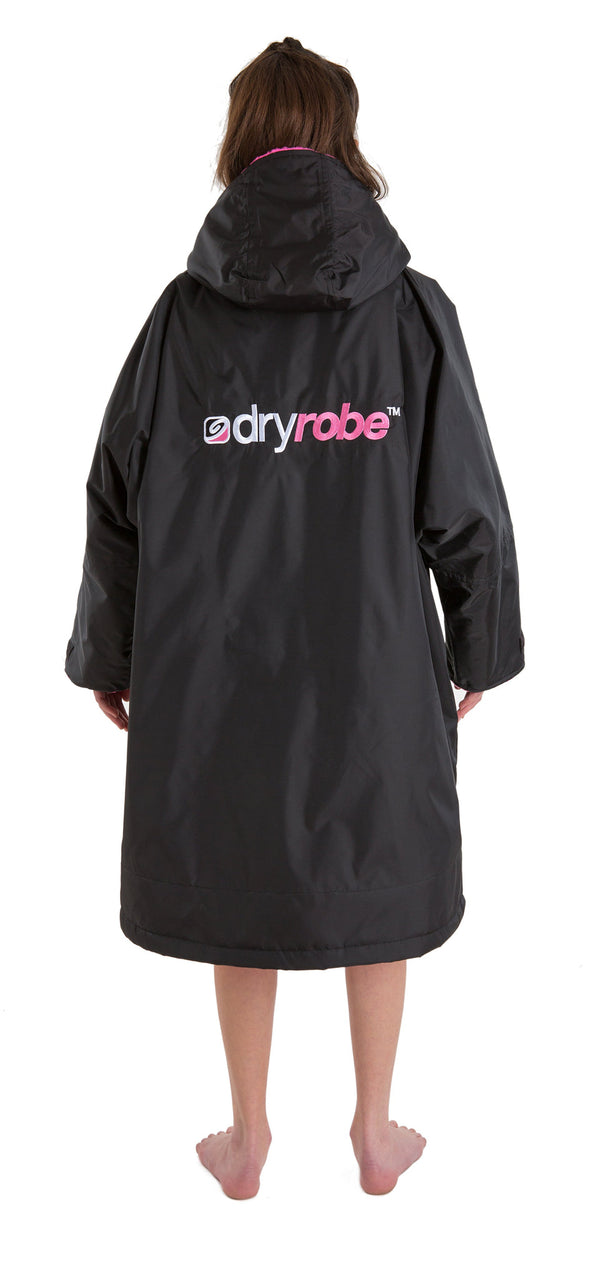 DRYROBE KIDS LONGSLEEVE BLACK PINK